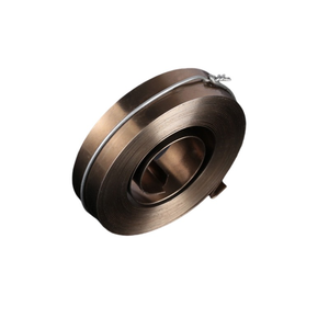 Personnalisé <span class=keywords><strong>Double</strong></span> Rétractable Mécanique Rebobinage Câble <span class=keywords><strong>Plat</strong></span> Wind Up Recoil Dog Leash Coil Spiral Torsion Power Spring - Product Image 1