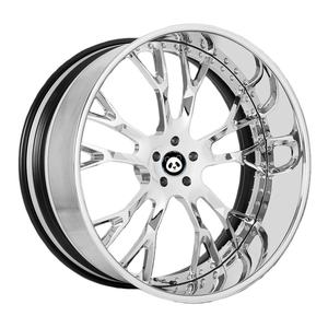 Coppia di Mozzi Ruota Forgiati Personalizzati, Cerchi in Lega Oro e Neri a Canale Rovesciato Profondo da 22/23 Pollici, Cerchi per Ruote Vintage - Product Image 2