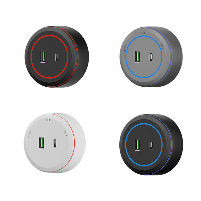 Smart Office Power Track Kitchen Wall Socket Switch Sliding Socket with UK/US/EU Plug for Home or Office Use