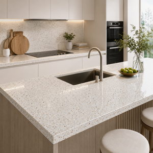 Comptoir en Corian sans silice, 6-30 mm, surface solide en acrylique pur non poreux pour dessus de meuble-lavabo - Product Image 1