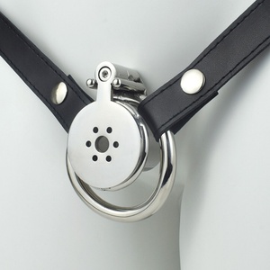Dispositivo de Castidad Masculina de Acero Inoxidable con Jaula para Pene, Catéter Urinario, Estimulación por Extrusión, Juguetes Sexuales Vaginales para Hombre - Product Image 1