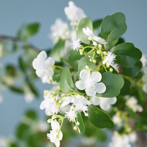 Plante artificielle de Cornus Florida (Dogwood) à fleurs luxuriantes avec tige et tronc réalistes pour la décoration d'hôtels, de jardins, de porches, de restaurants et de centres commerciaux - Product Image 3