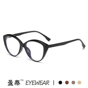 กรอบแว่นตา Cat Eye รุ่น TR90 แบบเต็มกรอบ ป้องกันแสงสีฟ้า สำหรับผู้หญิง เลนส์ Plano เลนส์เรซิ่น - Product Image 5