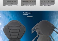BOULK Nouveau Modèle Coussin de Siège pour Kayak et Planche à Pagaie SUP, Dossier en EVA Pliable Antidérapant, pour 1 Personne, Utilisation Multi-Eaux pour le Kayak 14+ 1