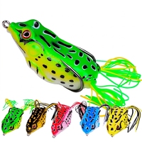 Leurre Souple Flottant Thunderfrog 40mm-65mm pour la Pêche au Saumon, Plusieurs Couleurs, 5g/9g/13g/17.5g