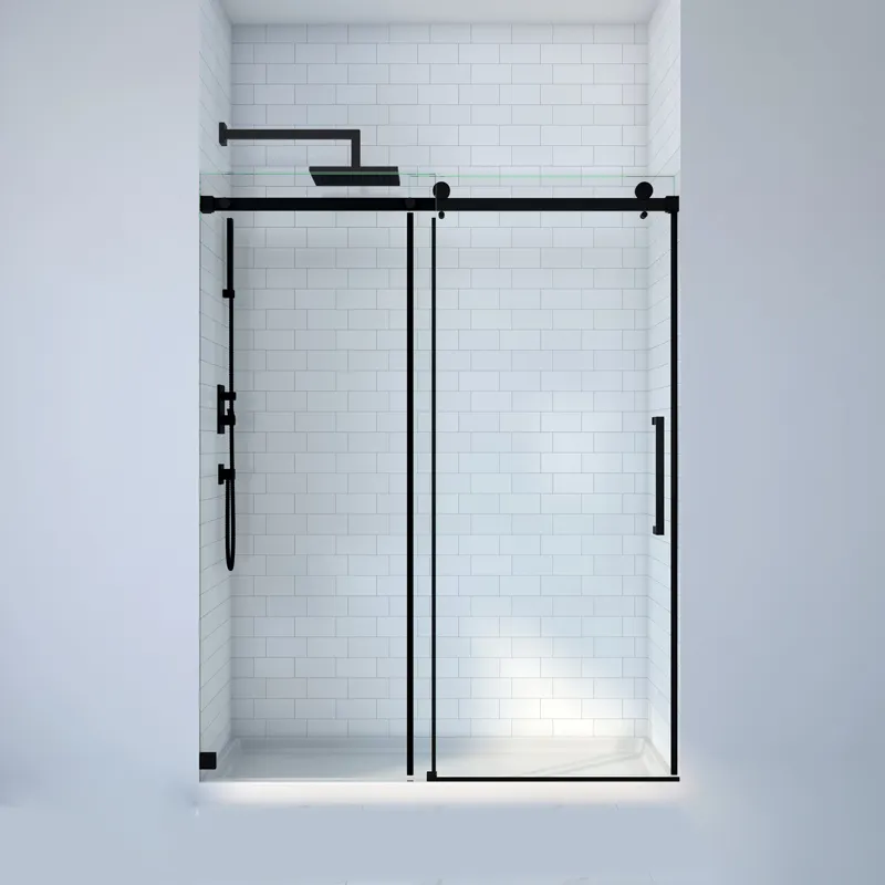 บานประตูของทั้งคณะในกระจกเทมปลาโด เหล็ก Inoxidmampara โดย Marco De Vidrio เทมปลาโดสําหรับเบนโน