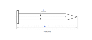 Clous à béton en acier inoxydable 304 à tête fraisée, petits clous à queue annelée pour murs en ciment et travaux <span class=keywords><strong>de</strong></span> menuiserie - Product Image 2
