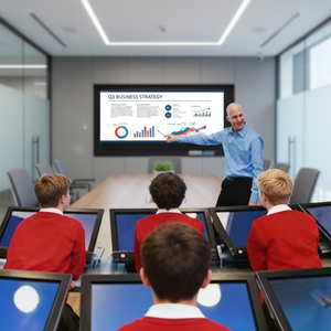 Écran tactile interactif infrarouge LED 4K YINGTOUCH de 70 pouces pour applications <span class=keywords><strong>immobilières</strong></span>, couleur noire, interface USB - Product Image 2