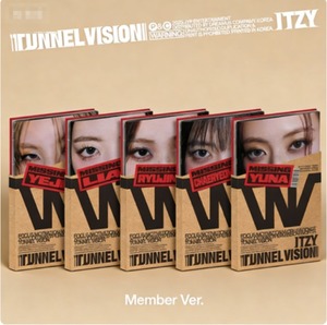 ITZY TUNNEL VISION Version Membre Couverture Individuelle K-pop Photobook Aléatoire MIDZY Officiel JYP Entertainment Sortie 2024 - Product Image 3