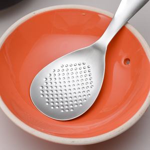 ملعقة تقديم مستدامة من الفولاذ المقاوم للصدأ 304 من شويوان، أداة معدنية لامعة للسلطة والأرز، آمنة للاستخدام في غسالة الأطباق والميكروويف والفرن - Product Image 5