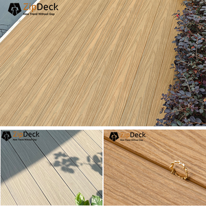ZipDeck One Click <strong>Install</strong> and Replace Composite Decking System Suitable for Wooden Joist Quick Finish Outdoor <strong>WPC</strong> Decking - Product Image 4