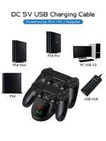 Support de charge rapide pour manette Playstation 4, charge rapide en 1,8 heure, étuis pour lecteur de jeux vidéo à distance