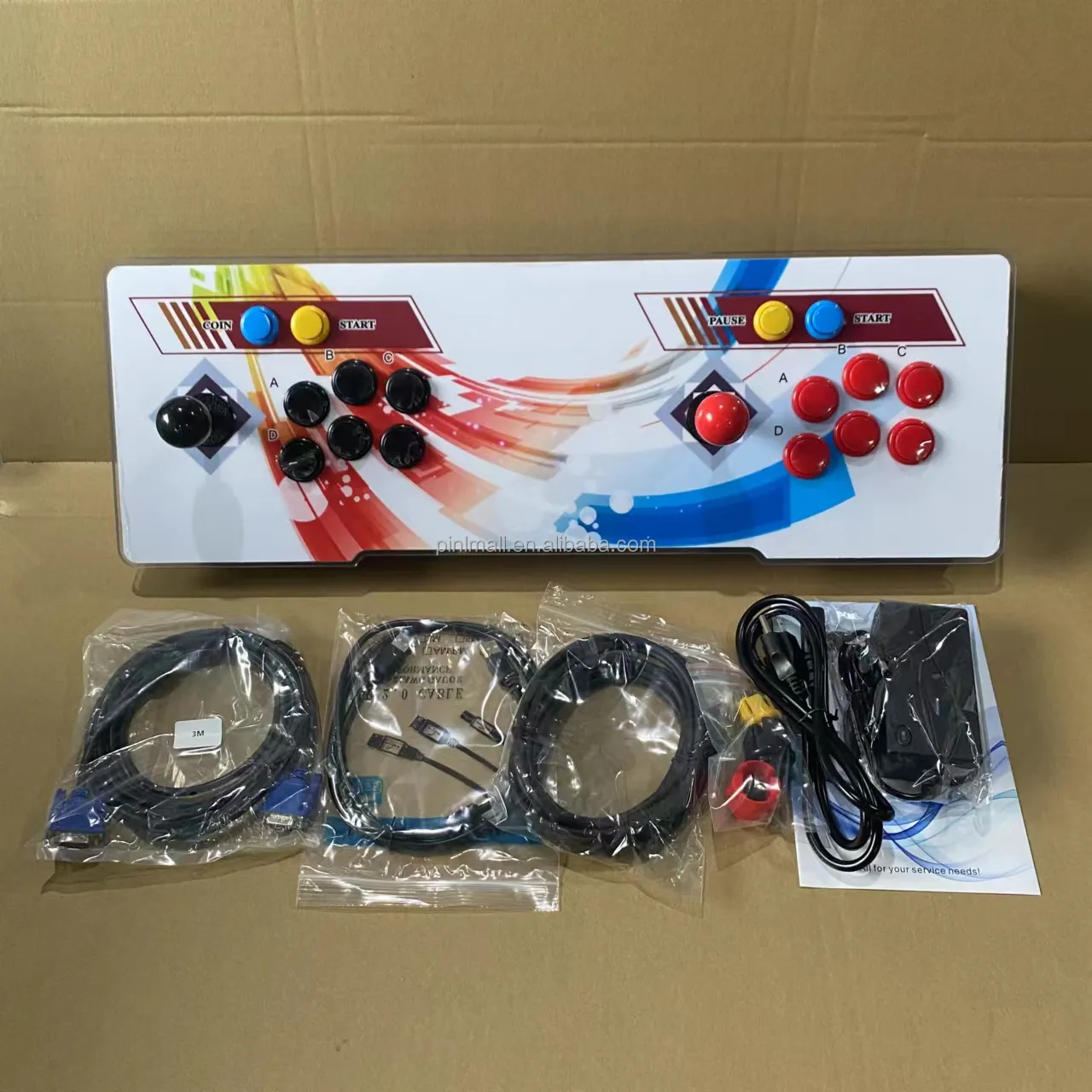 Tekken 7เครื่องเกม Pandora E-Sports กล่องเมนบอร์ด3D เกม3288 9ชั่วโมง