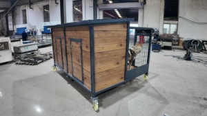 Langlebiges, Nachhaltiges Outdoor-Haustierhaus in S, M, L Größen, Öko-Wasserdichter Wetterfester Hundezwinger für den Garten - Product Image 3