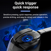 Kontroler Game Nirkabel Transparan dengan Cangkang Transparan, Retractable, Hall Effect, Zero Drift, Cloud Gaming untuk Ponsel Android, Tablet, dan iPad