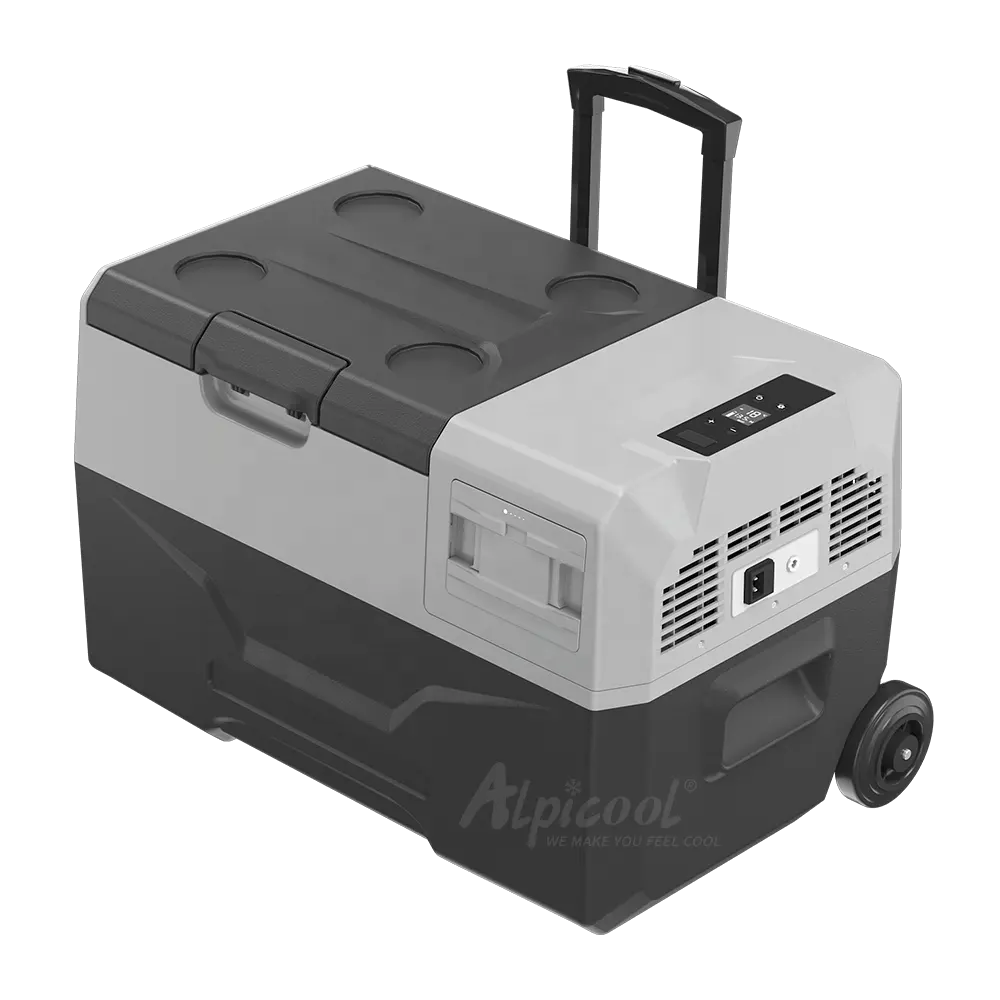 Alpicool CX3030Lポータブルカーフリーザー電気クールボックスACDCコンプレッサー12v24vデュアルユースミニキャンプ冷蔵庫