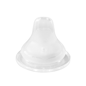 Silicone larga bocca d'anatra biberon capezzolo BPA Free Custom prodotti per l'alimentazione del bambino ciuccio per alimenti per l'alimentazione del bambino