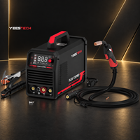 YEESTECH FLUX-135PRO Machine à souder 3-en-1 à affichage numérique, sans gaz, MIG/Lift TIG/Stick, 135A 220V, avec pistolet Lift TIG en option