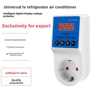 <span class=keywords><strong>Protector</strong></span> de voltaje ajustable Toma de refrigerador de TV Pantalla digital Modelo de comercio exterior-Corriente de CA Estándar Americana y europea - Product Image 2