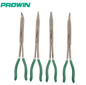 PROWIN unica pinza a punta a ago a portata lunga piegata a 45 gradi per legatura a gancio speciale pinza multifunzione a doppio giunto - Product Image 4