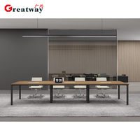 Bureaux de réunion modernes Greatway LIG-CTA-A2, garantie de sécurité, design minimaliste moderne, capacité de charge multi-personnes, bureaux de bureau modernes