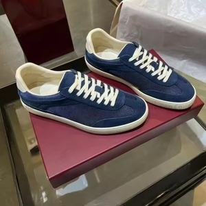 High Quality Genuine Leather Casual <b>Shoes</b> <b>Men</b> Custom GG Luxury Designer Sneakers Lace-Up Low Top Running <b>Shoes</b> Anti-Odor Shock - Product Image 6