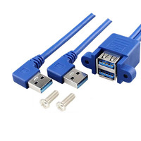 Chine Usine Double USB 3.0 Câble mâle à femelle