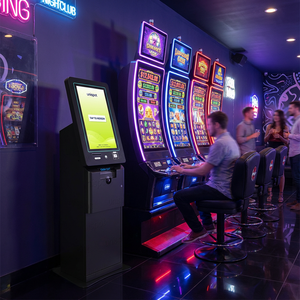 Sistema TICO ATM Kiosk con Dispensador de Efectivo Puloon LCDM4000 y Barra de Luces para Gabinetes de Juegos de Habilidad Serie Fusion Link de Big Daddy Games - Product Image 2