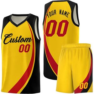 Camiseta de baloncesto juvenil personalizada para hombres y mujeres, uniforme deportivo personalizado con nombre del equipo, número, logotipo impreso, tallas XS a 5XL - Product Image 1
