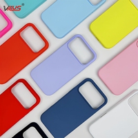 Coque de téléphone en silicone liquide mat de qualité supérieure, protection intégrale de l'appareil photo, coque protectrice souple en TPU pour iPhone 18 17 16 Pro Max