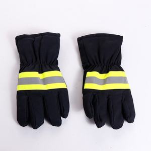 Gants de pompier personnalisés à cinq doigts, ignifuges, isolants thermiques, accessoires d'équipement incendie en gros - Product Image 2