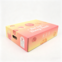 Boîtes en carton ondulé en gros, taille standard, recyclables, en kraft, pour boîtes à fruits