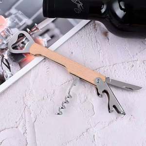 Tire-bouchon en bois de haute qualité avec poignée en bois, coffret cadeau, personnalisable pour mariage et fête, vente chaude - Product Image 5