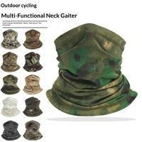 Cache-cou camouflage transfrontalier en stock pour la randonnée en plein air, le trekking, le foulard magique, la protection solaire, le masque tactique anti-transpiration