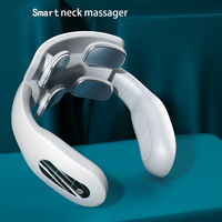 Kabelloses Elektrisches Puls-Nacken- und Schultermassagegerät Healax Shiatsu Manuelles Kissen mit Wärmefunktion Knetende Halswirbel-Vibrationsrolle