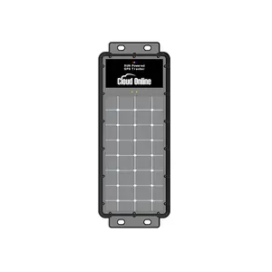 Cargador de panel solar H209 4G 10000mAh Paquete de batería solar Rastreador GPS inalámbrico Localizador solar