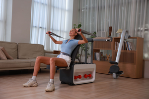 Banco de Pesas <span class=keywords><strong>Multifuncional</strong></span> 5 en 1 Plegable y Ajustable, Equipo de Entrenamiento de Fuerza para Gimnasio en Casa, Listo para Enviar - Product Image 5