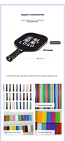 Pala de Pickleball de Alto Rendimiento Aprobada por la USAPA - Núcleo de Panal con Absorción de Impactos para Torneos Profesionales, Fibra de Vidrio de 16 mm de Grosor