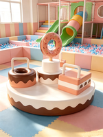 Moetry - Carrousel de jeu souple sur le thème des bonbons, design personnalisé, équipement de terrain de jeu intérieur pour tout-petits, idéal pour les parcs d'attractions