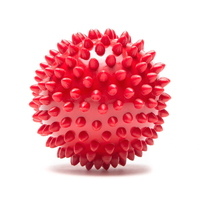 Ballon de massage à picots en PVC rigide personnalisé pour thérapie des points de pression profonds, soulagement musculaire, fitness et gym