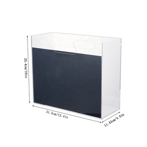 حاوية تخزين مكتبية صندوق تعليق أكريليك محمول لتعليق الملف - Product Image 2