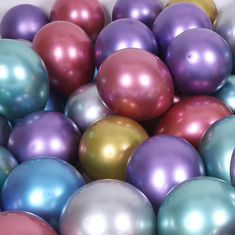 Balloons Wholesale 100% Latex Balloon Metallic Color Printable Helium Ballons
