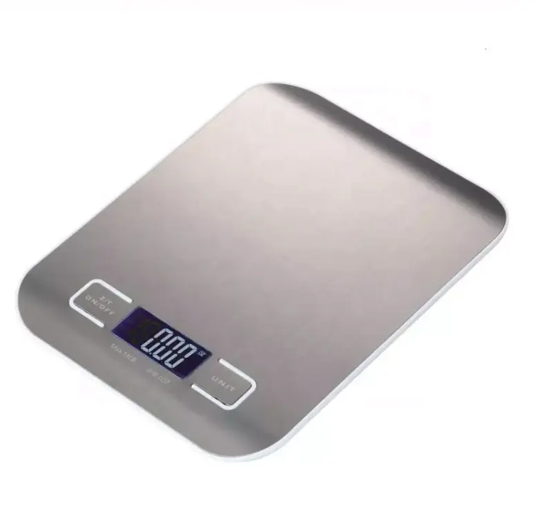 Кухонные весы из нержавеющей стали, 5 кг/1 г