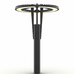 Lampe <span class=keywords><strong>de</strong></span> <span class=keywords><strong>Jardin</strong></span> Décorative à LED pour Poteau, AC 30W 50W, en Aluminium, pour Allée Urbaine, Blanc Chaud 3000K, IP65 IK08, Haute Luminosité - Product Image 1