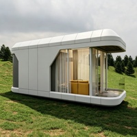 Capsule spatiale mobile imperméable et ignifuge, maison préfabriquée portable pour l'hébergement dans les zones touristiques