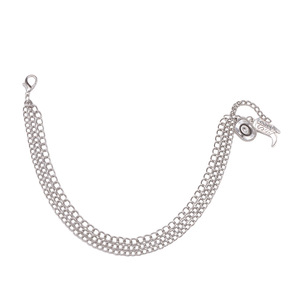 Western Cowboy <b>Boot</b> Chain With Hat And <b>Boot</b> Pendant Silver Metal Unisex Casual Fashion <b>Jewelry</b> For <b>Boots</b> - Product Image 5