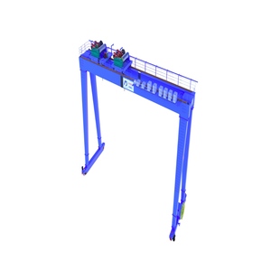 Grue mobile à <span class=keywords><strong>portique</strong></span> de 10 tonnes pour charges lourdes, à double poutre, pour intérieur/extérieur, chargement/déchargement, 10 m – Fournisseur Fabricant - Product Image 6