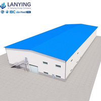 Estructuras de Acero Prefabricadas de Gran Vano para Hangares Escolares, Aeropuertos, Estructuras Duraderas y Personalizables para Uso Industrial y Comercial