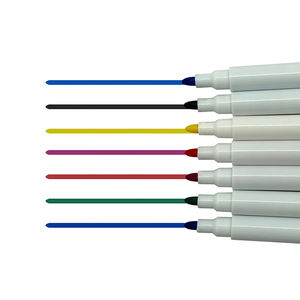 Produzione oem non tossico 6 12 24 colori marcatori di proiettile permanente/lavabile tessuto pennarelli set con logo personalizzato per il disegno - Product Image 3