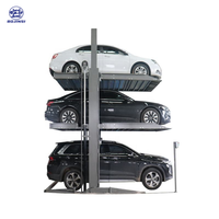 Elevador de Estacionamiento de Dos Postes para Múltiples Niveles, para Almacenamiento de Autos, Reparación en Garajes y Equipamiento de Estacionamiento